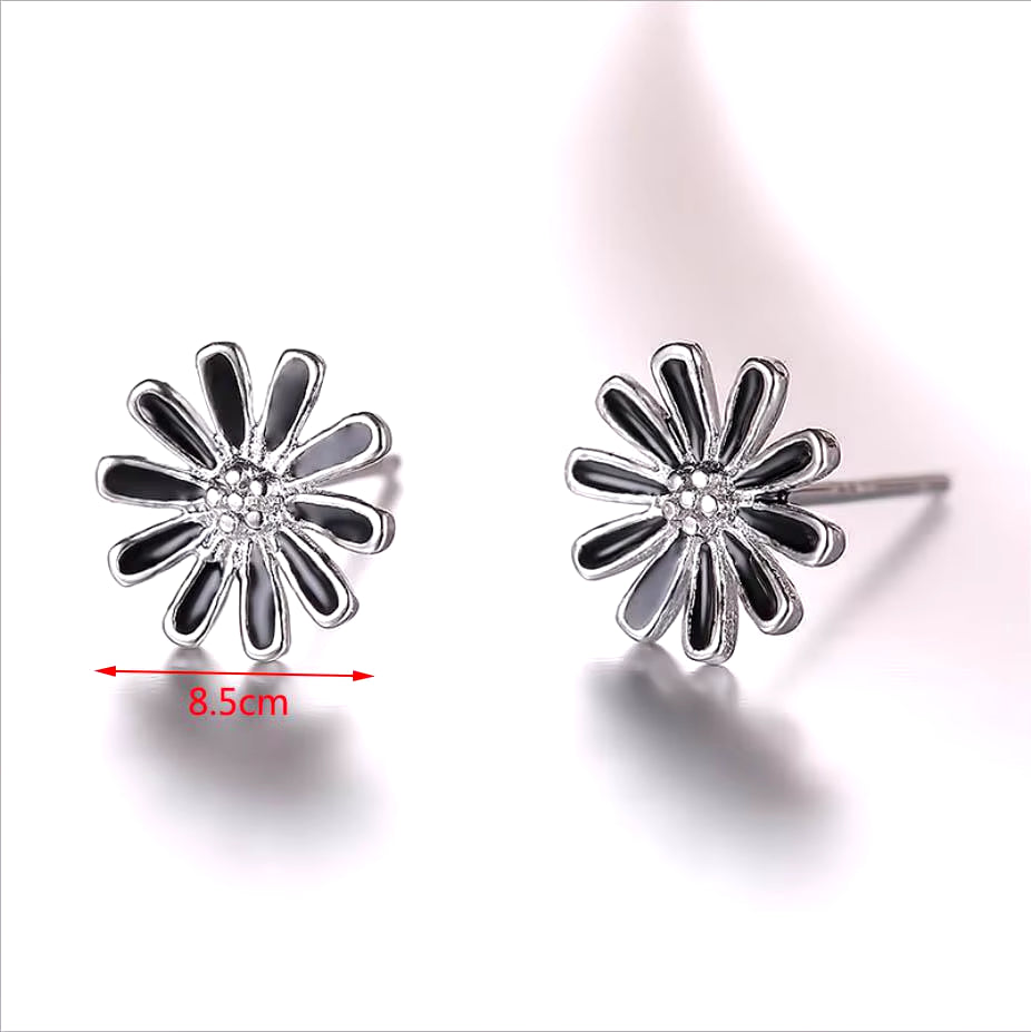 Stud Earrings Exquisite Four-Leaf Clover Zircon Stud Earrings for Women Silver Color Earring Earings Jewelry Earing Brincos Gift